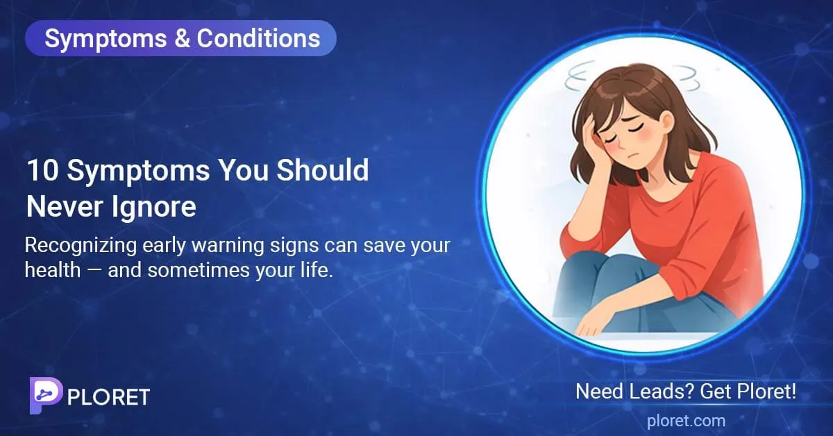 symptoms you should never ignore warning signs of serious illness